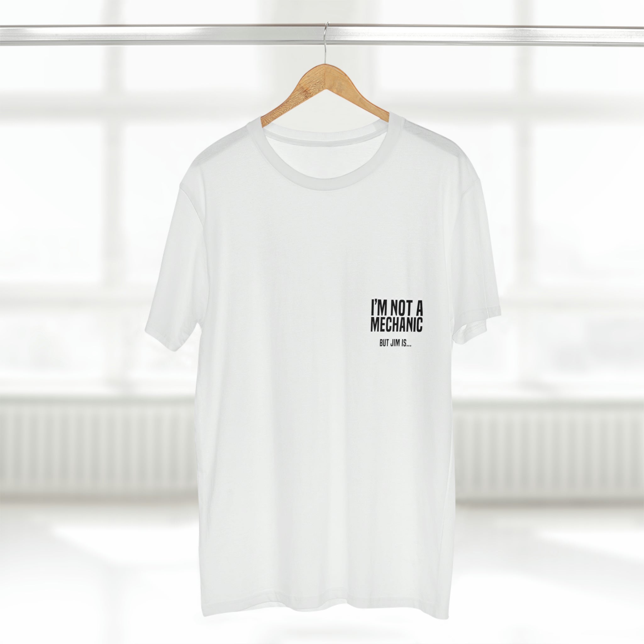 "I'm not a mechanic but Jim is..." T-Shirt