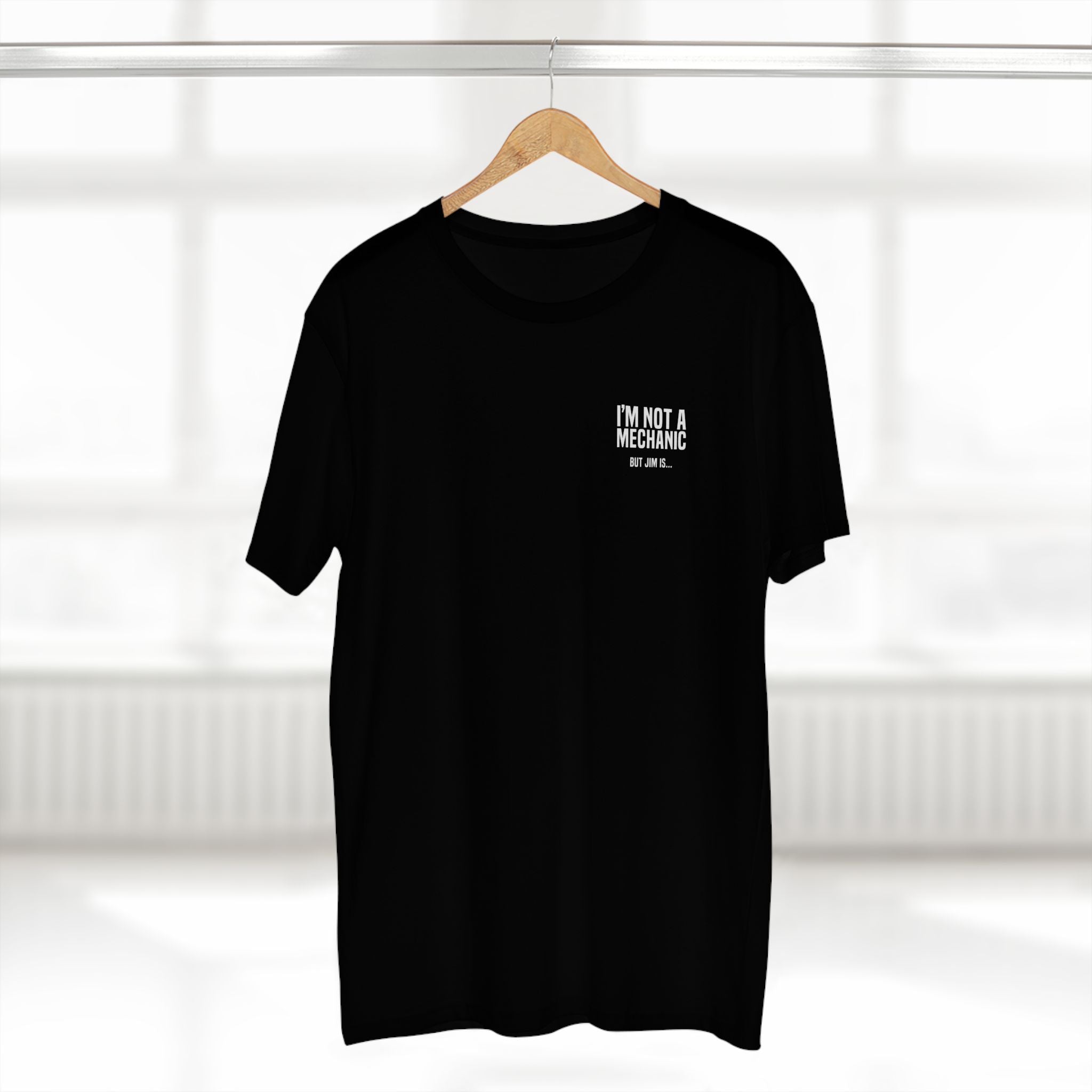 "I'm not a mechanic but Jim is..." T-Shirt