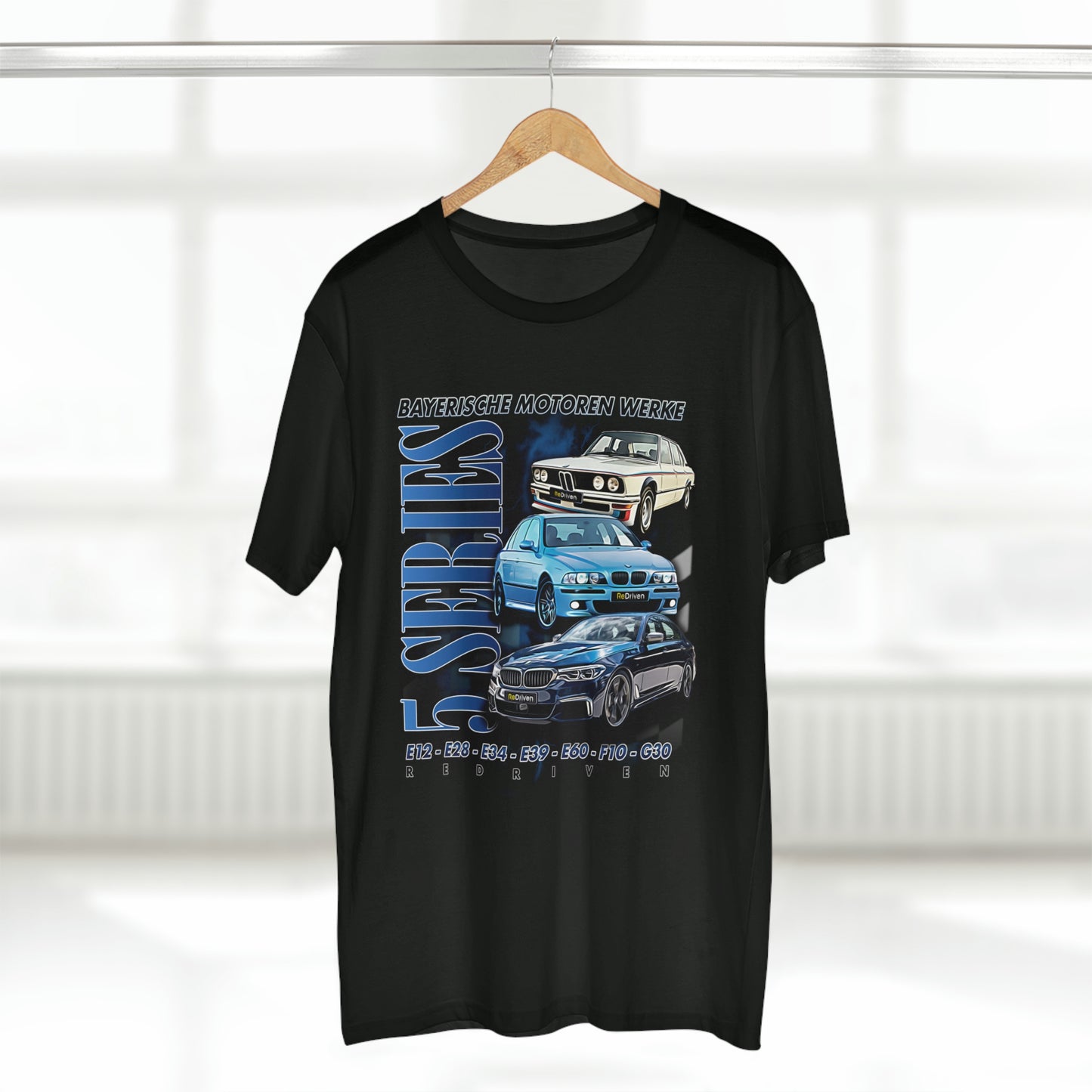 ReDriven Retro BMW 5 Series T-Shirt