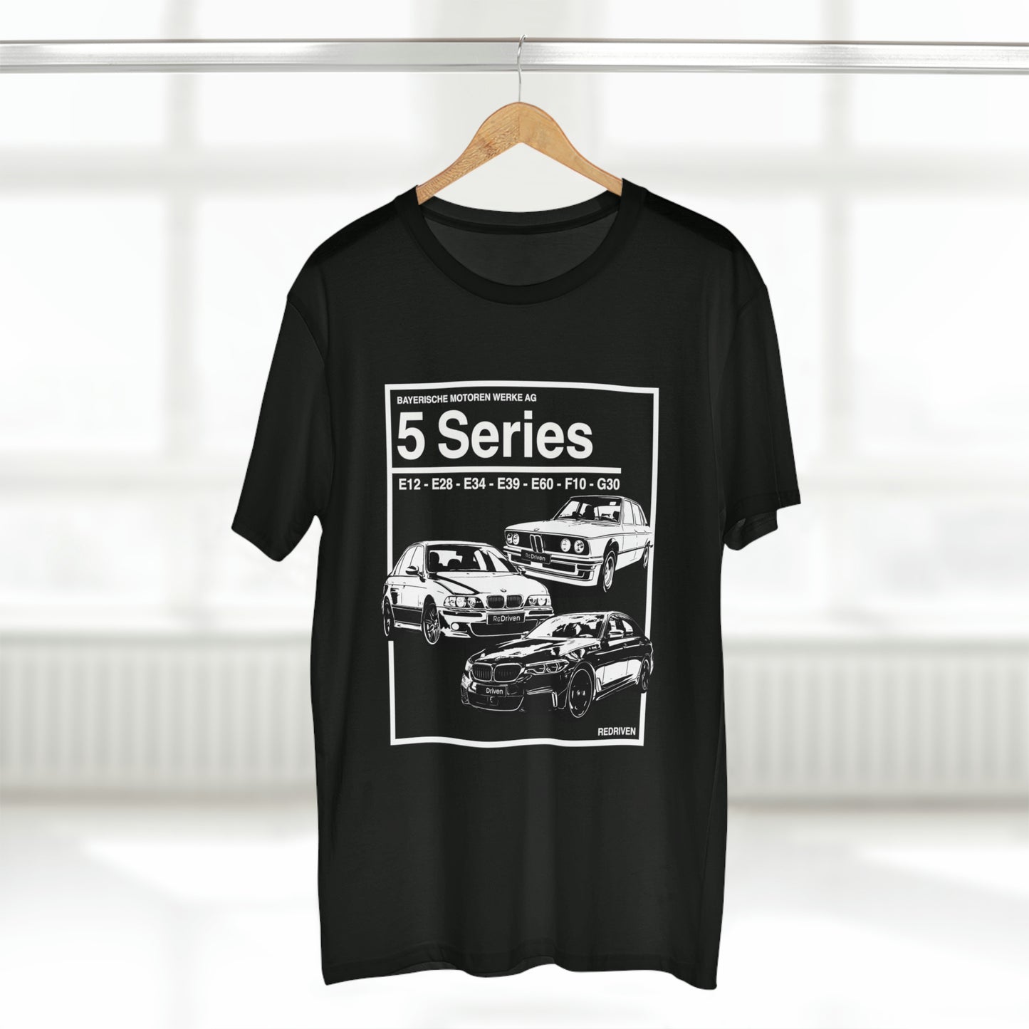 ReDriven Retro BMW 5 Series T-Shirt